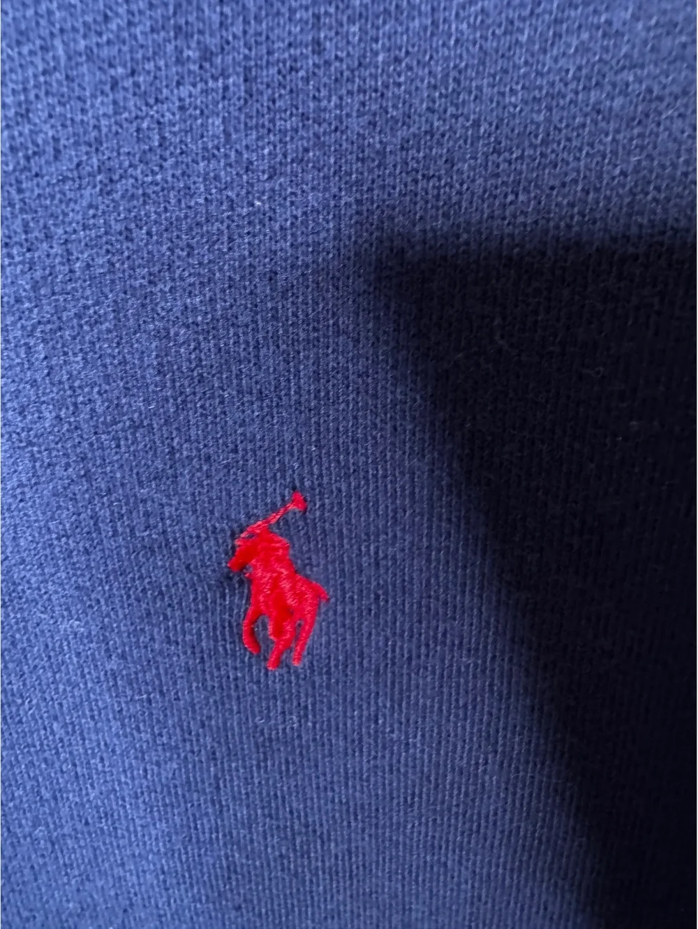 Polo Ralph Lauren Boys L 14-16 Blue Crewneck Sweatshirt Red Pony Logo
